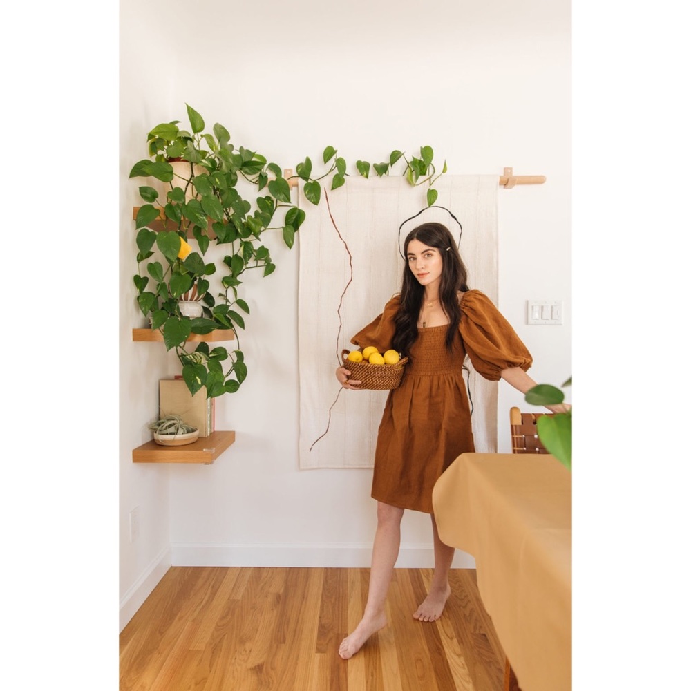 Sézane Carlie Dress - Camel - Picture 5 of 9